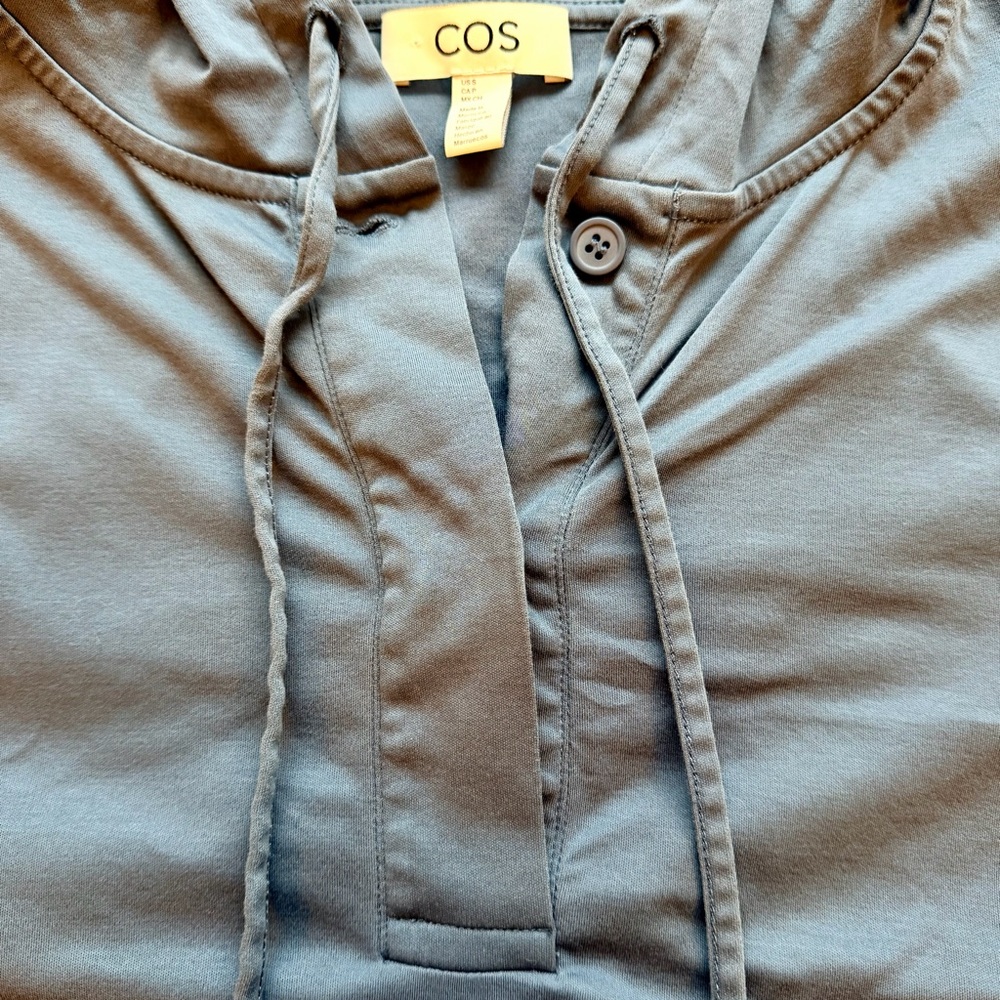 COS Lightweight Buttoned Hoodie - Picture 7 of 11